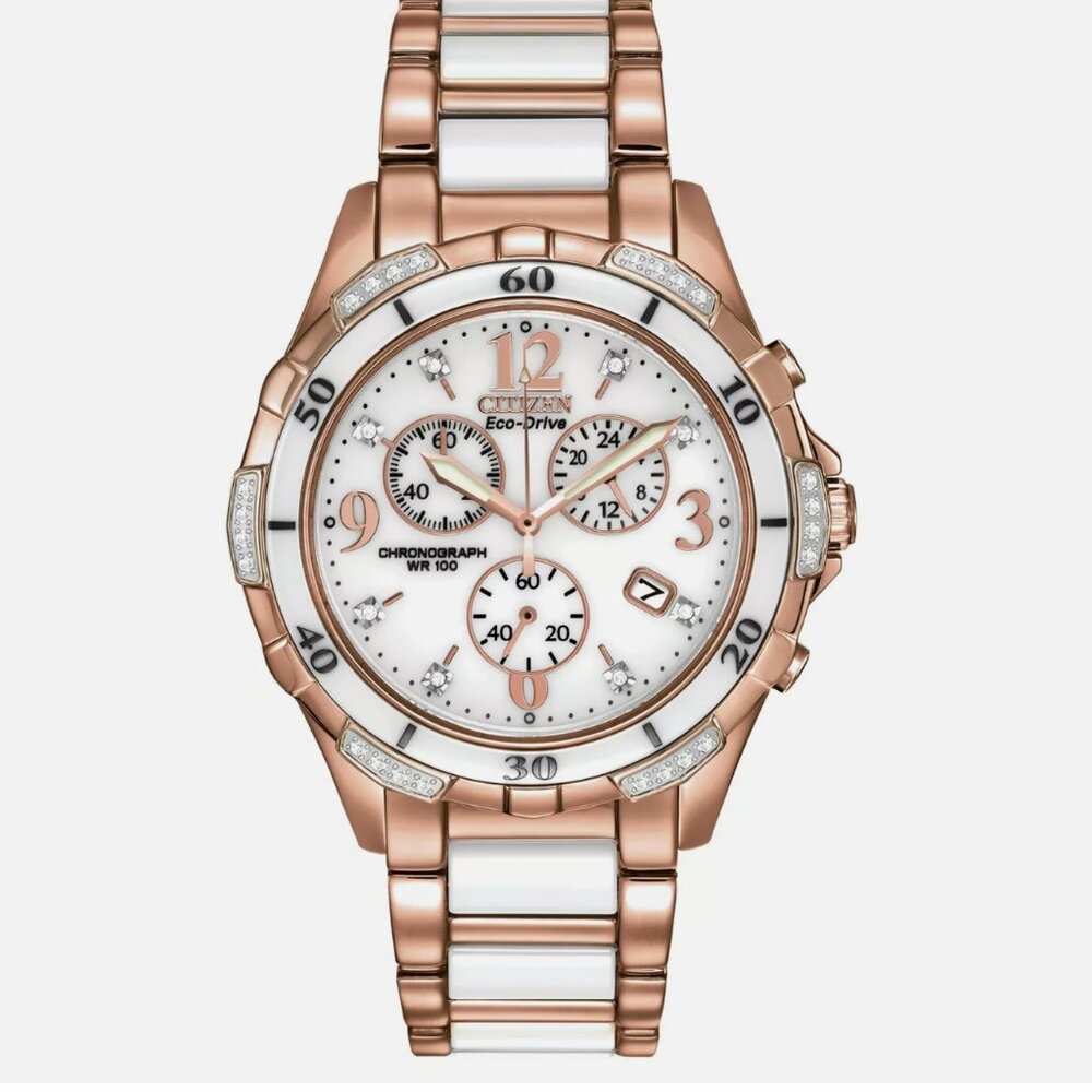 Citizen Eco-Drive 40mm Silhouette Women's Chronograph Watch